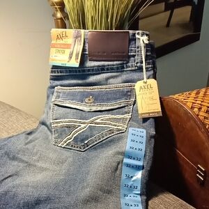 Men's Blue Slim Boot Jeans